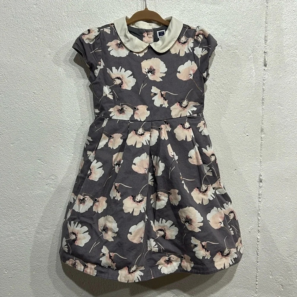 Janie and Jack Blush Castle Collared Dress